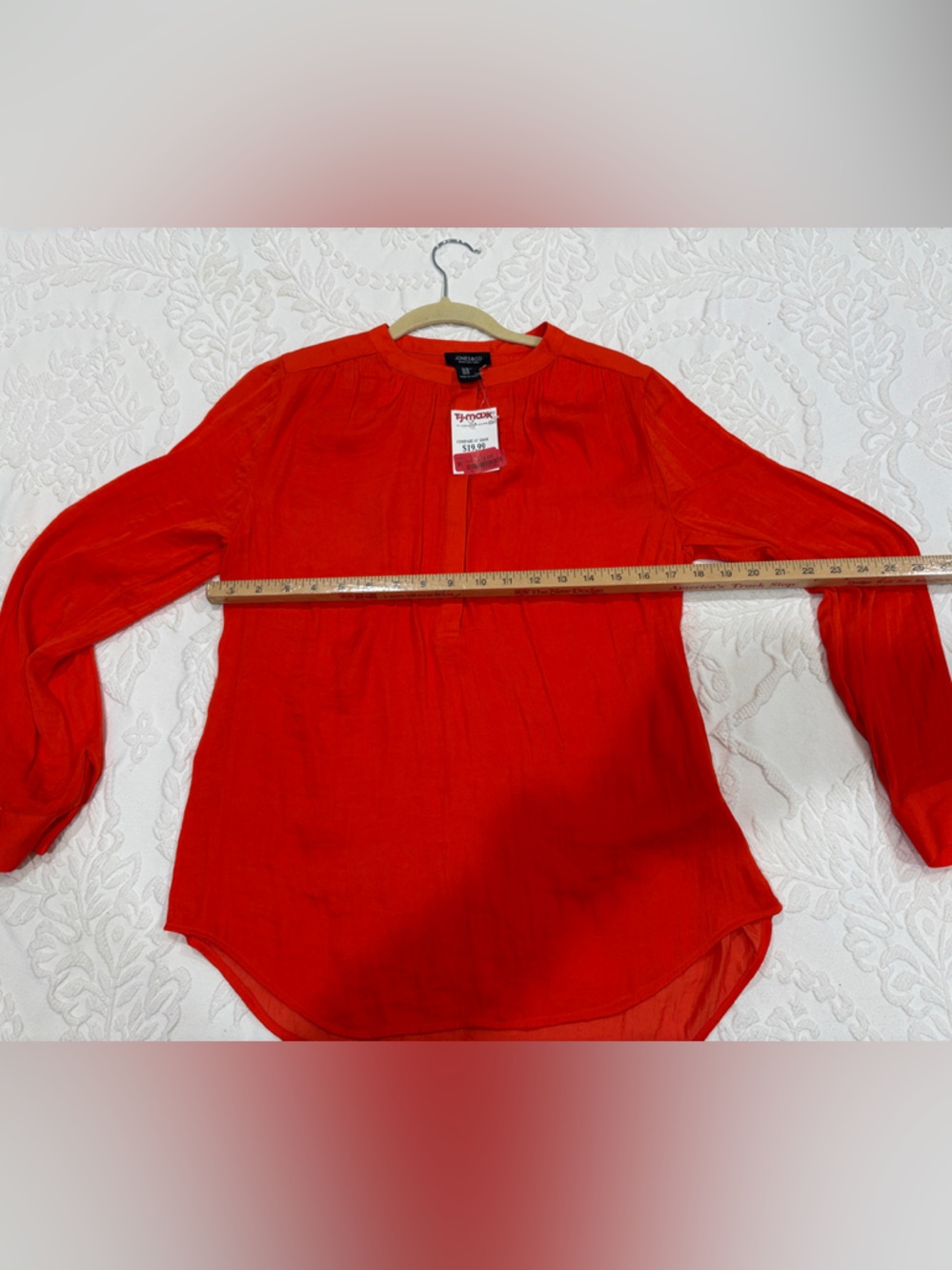 Bright Red Lightweight Blouse